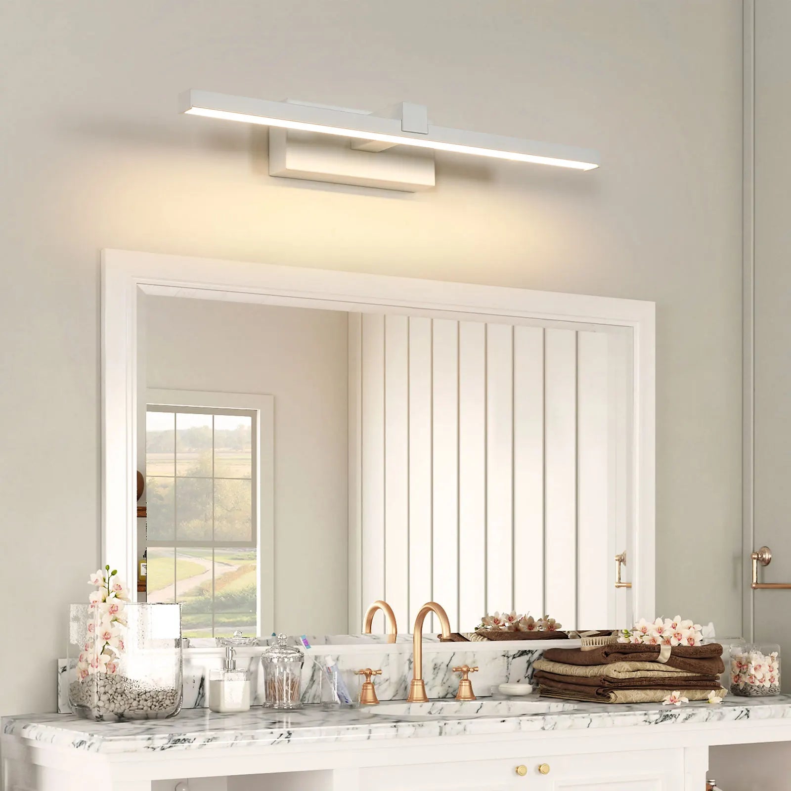 Artdeco Pro – Draadloze LED Wandlamp voor Kunst, Spiegel & Badkamer