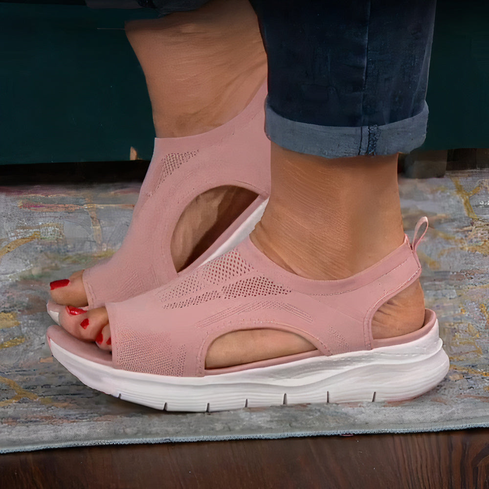 Vira | Orthopedische Sandalen | Comfortabele Zomersandalen Dames | Ergonomisch EVA-Rubber | Verkrijgbaar in Blauw, Bruin, Zwart, Roze | Maten 35-45 | Voor Dagelijks Gebruik | Hoge Kwaliteit en Comfort