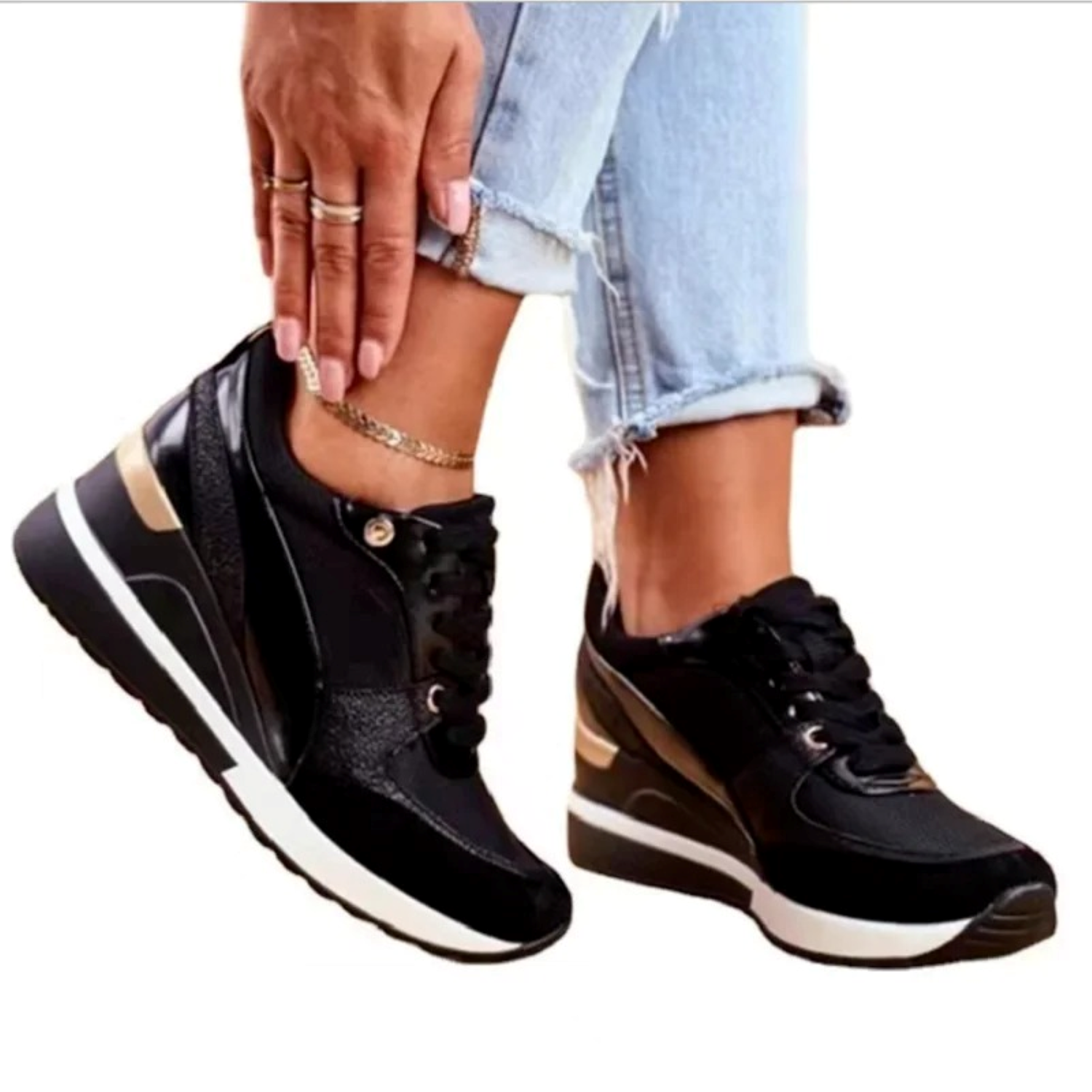 Damesschoenen met ergonomisch voetbed Sneakers