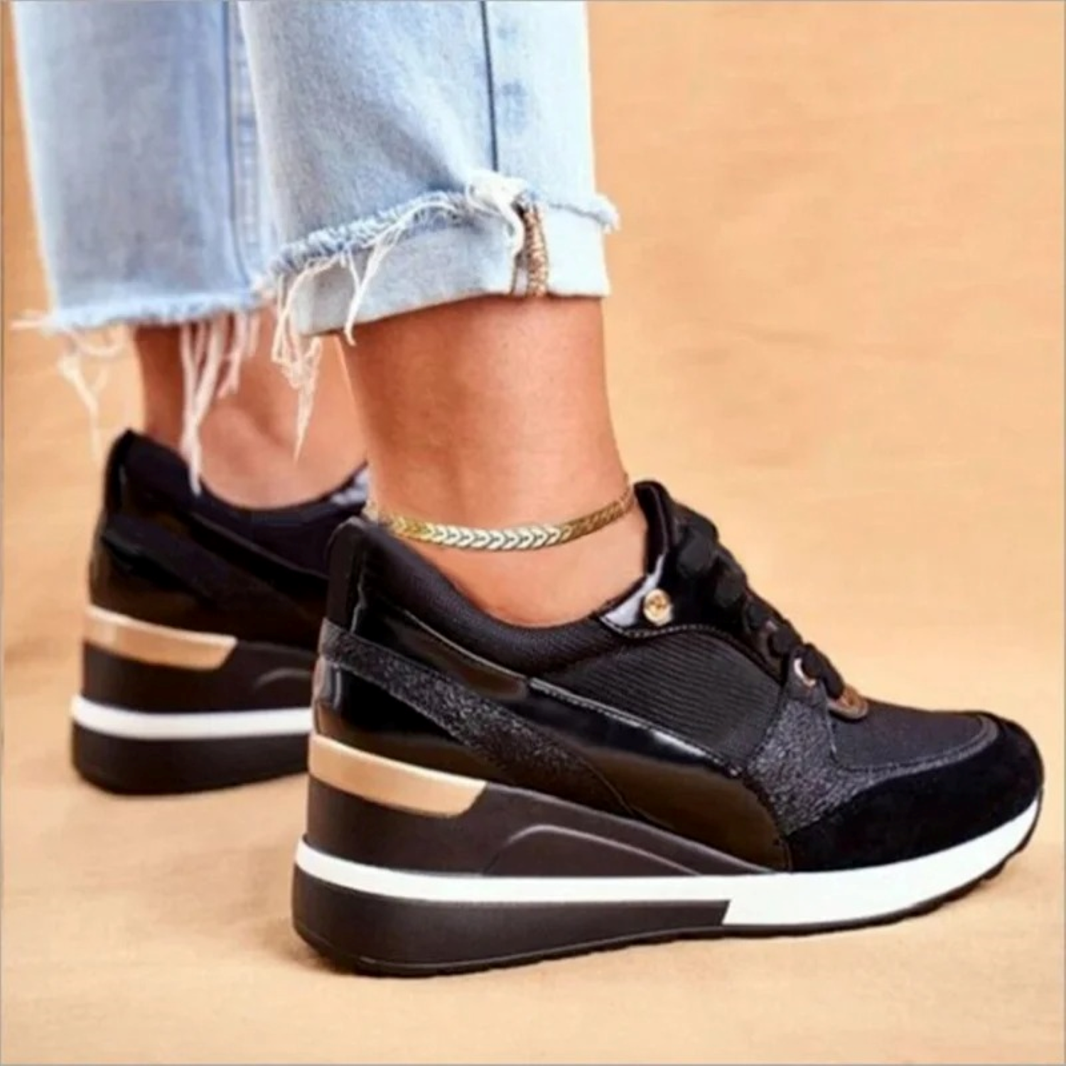 Damesschoenen met ergonomisch voetbed Sneakers
