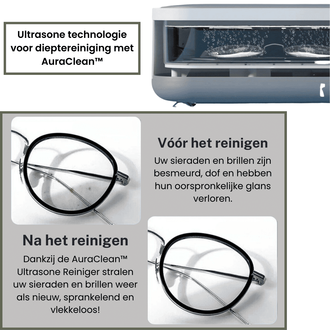 AuraClean™ Ultrasone Reiniger