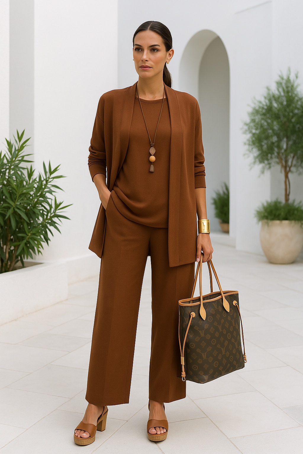 Aurora | Elegante driedelige set broekpak voor dames