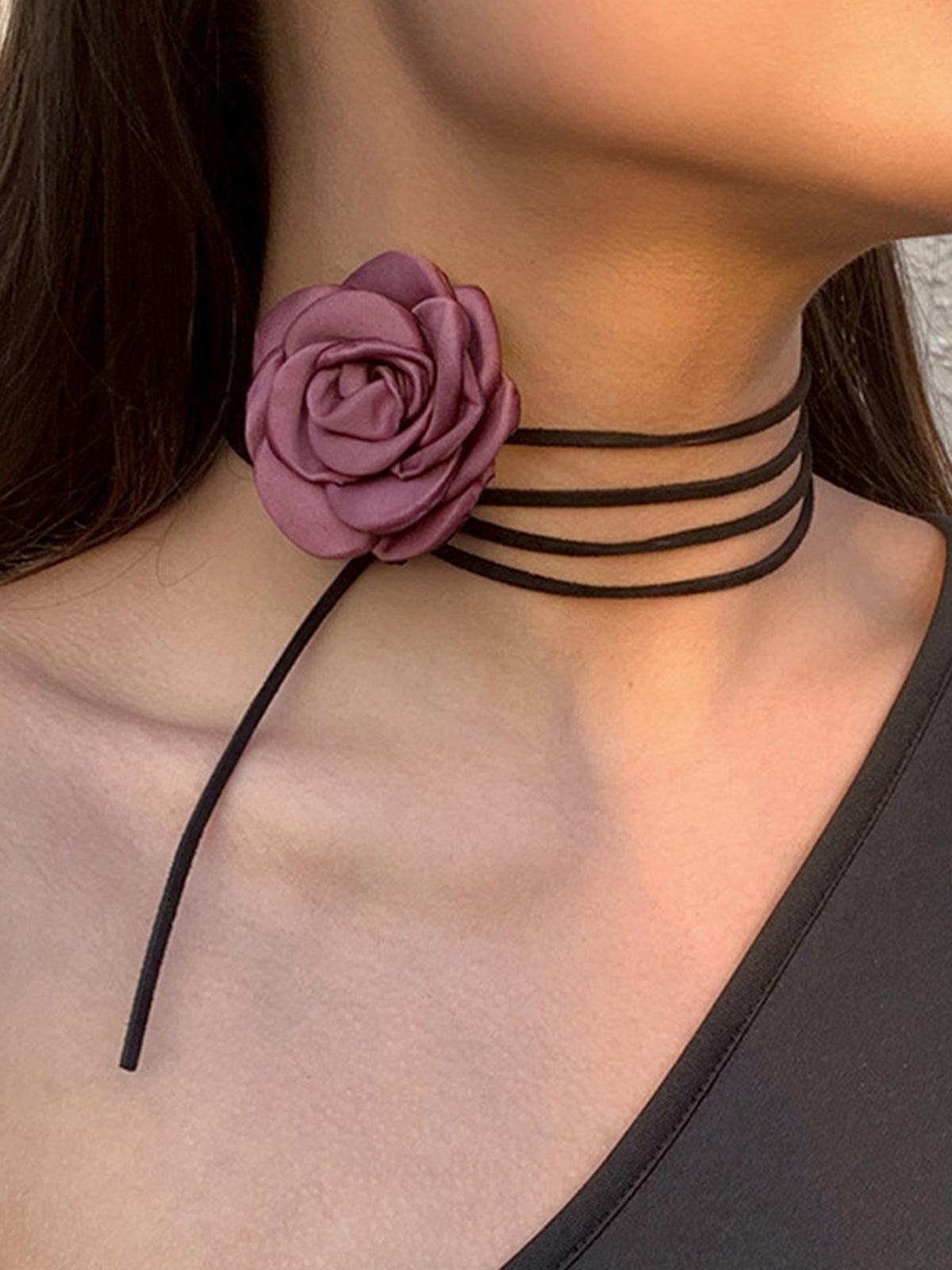 Visconte | Elegante Bloem Choker Ketting