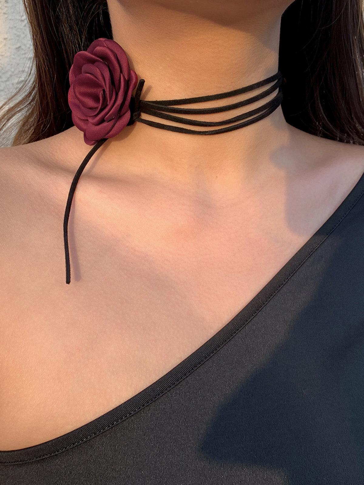 Visconte | Elegante Bloem Choker Ketting