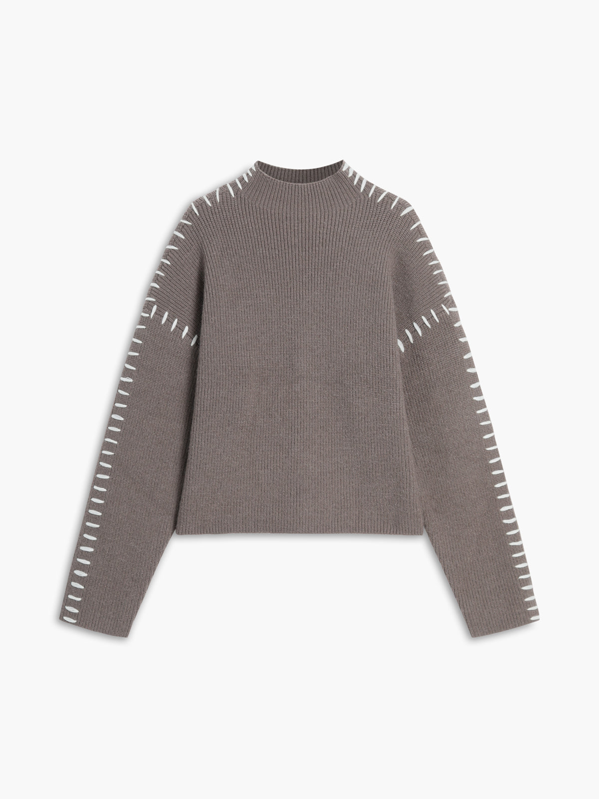 Shift The Focus | Oversized Mock Neck Sweater/Trui Dames