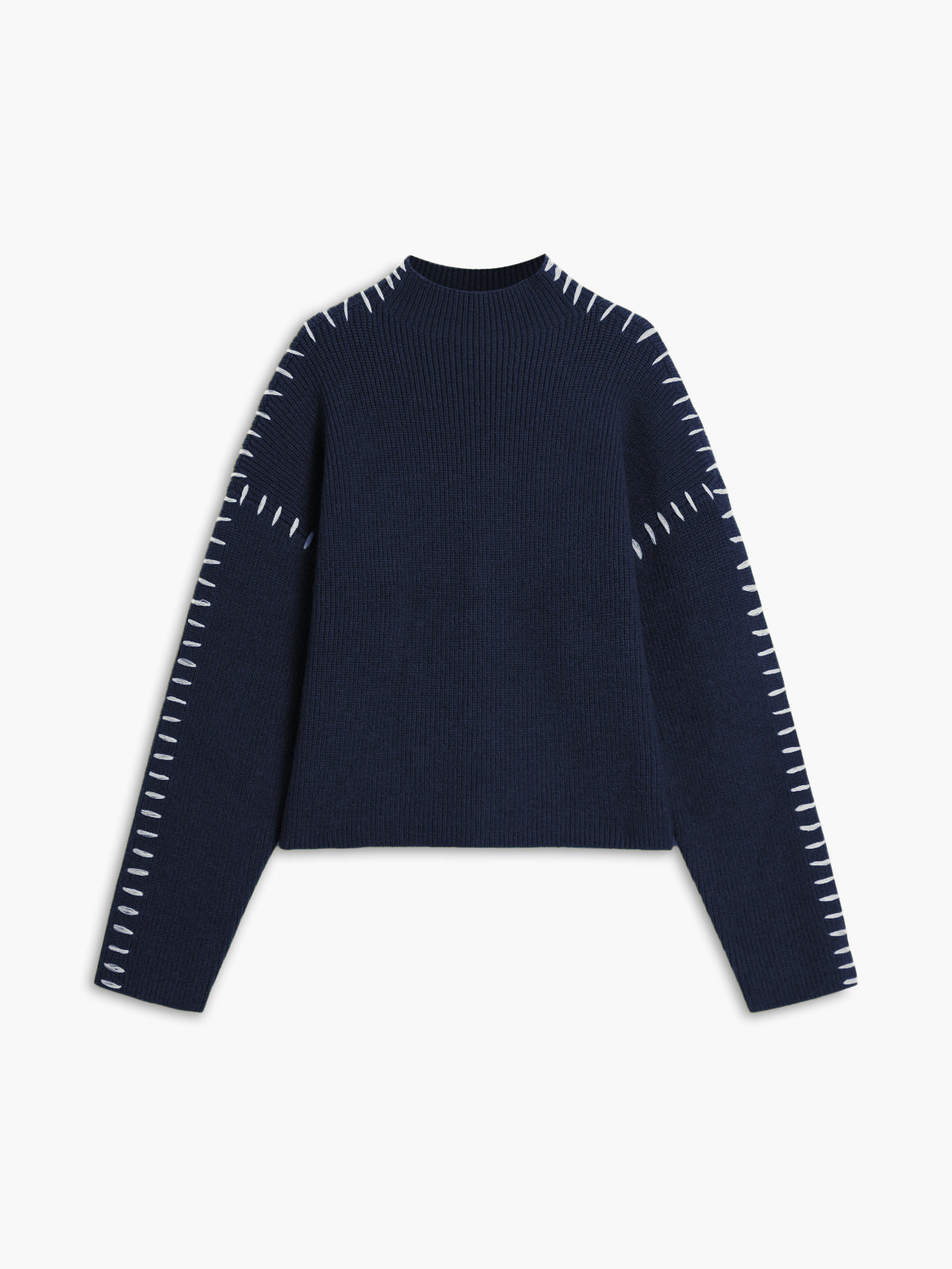 Shift The Focus | Oversized Mock Neck Sweater/Trui Dames