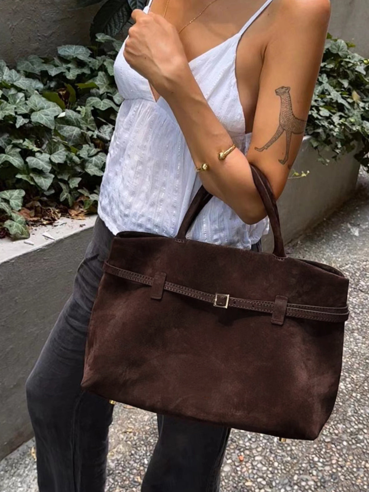 Vintage Top-Handle Tas | Tijdloos Design - Luxe Materialen - Perfect Voor Elke Gelegenheid