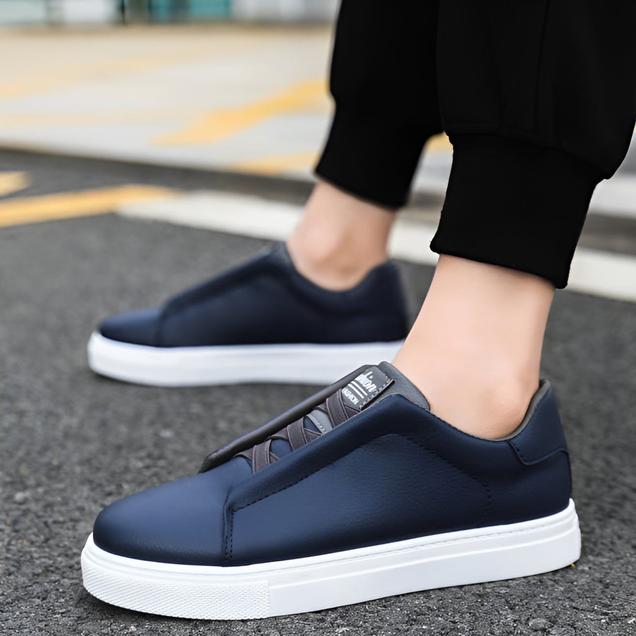 Stijlvolle Luxe Leren Sneakers