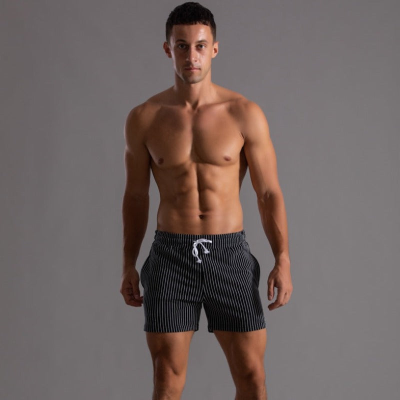 Rib Zwemshort Heren | Polyester | Retro & Sneldrogend