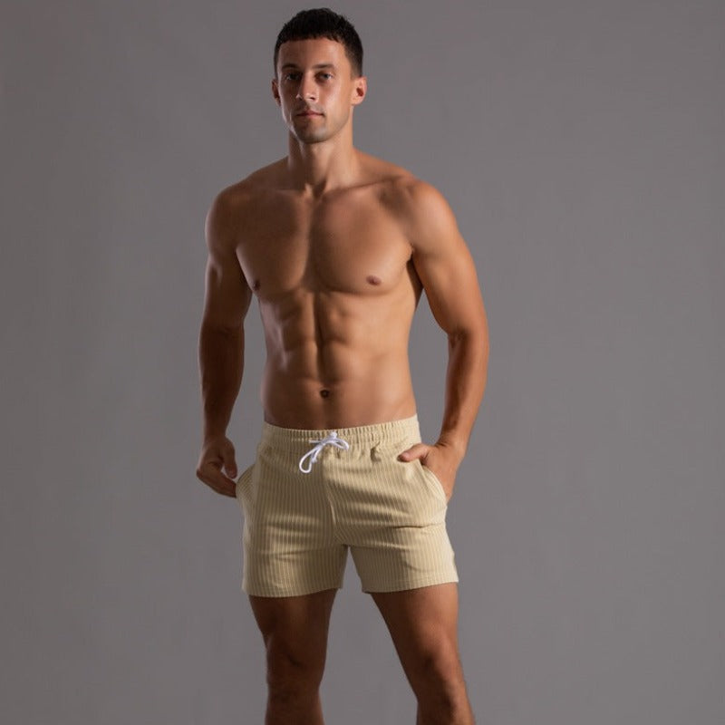 Rib Zwemshort Heren | Polyester | Retro & Sneldrogend