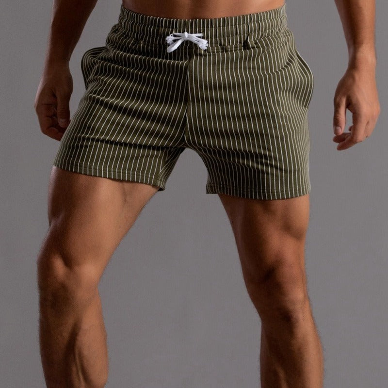 Rib Zwemshort Heren | Polyester | Retro & Sneldrogend
