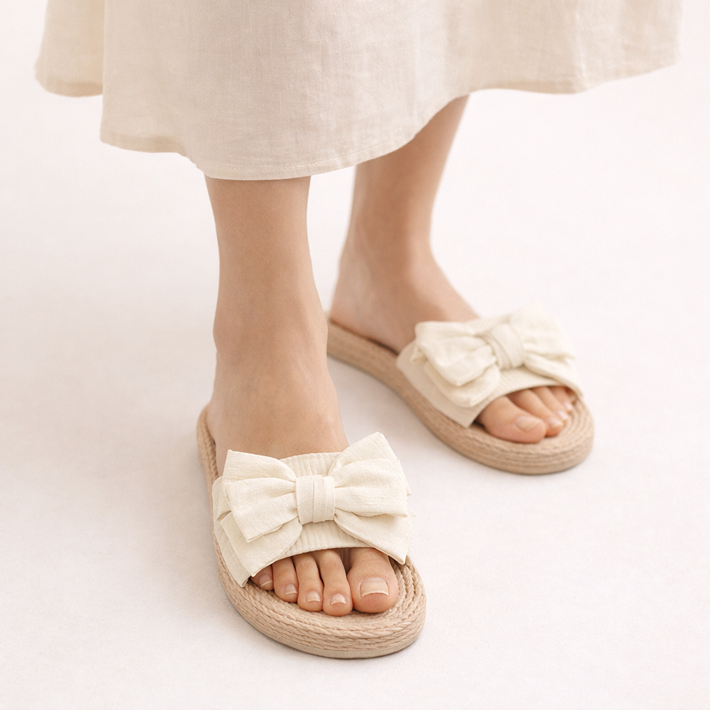 Veloura | Sandalen | Platte Dames Strik