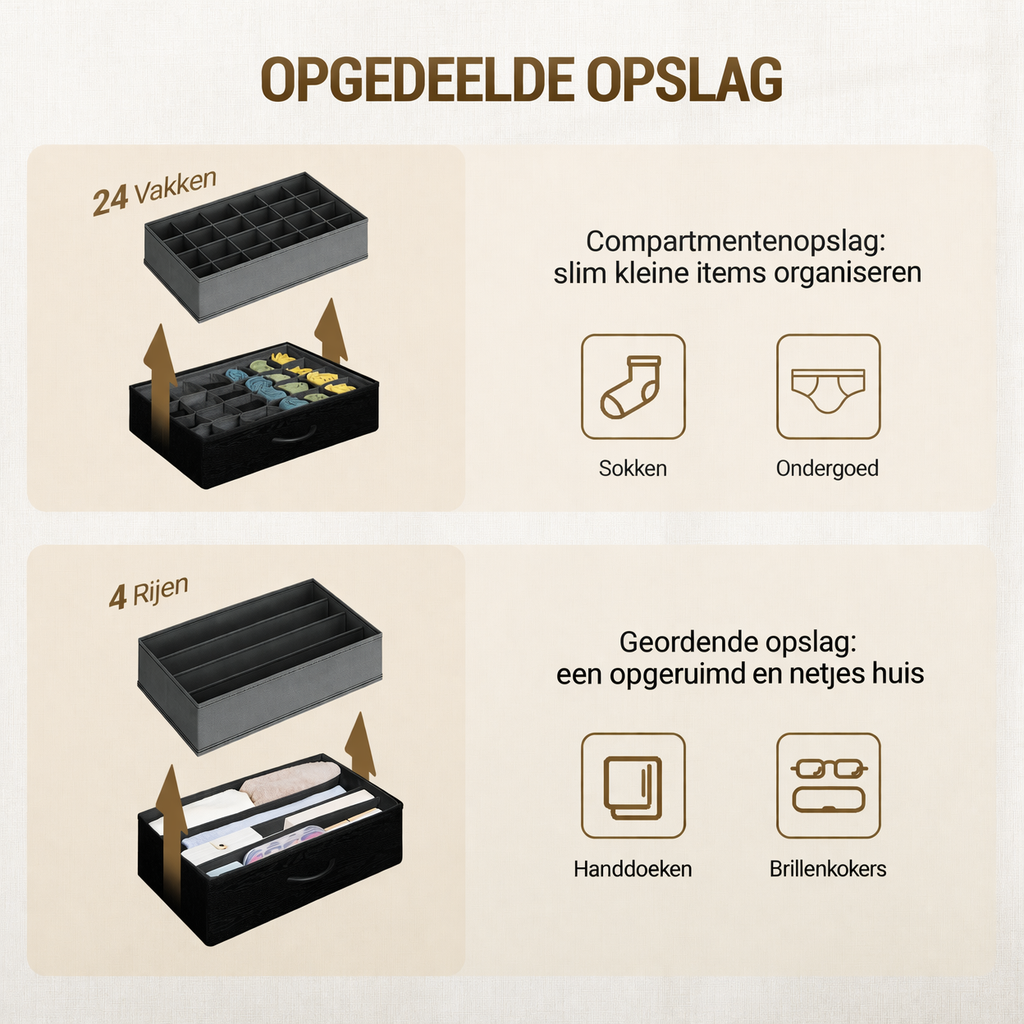 Welcro | Ladekast Dressoir | 8 lades, 140 cm, met USB en AC poorten voor slaapkamer en woonkamer
