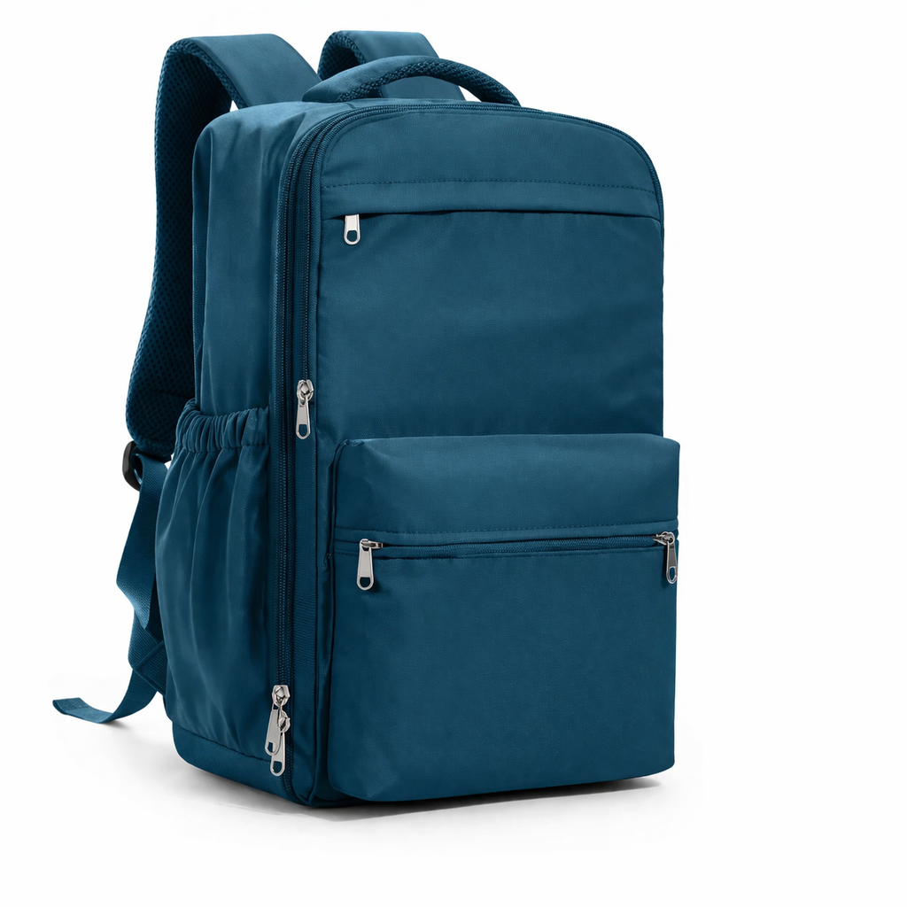TRAVEL PRO | Cabin Rugzak 40x30x20 | Waterafstotend materiaal, Ryanair Tui Transavia handbagage formaat, compacte reisrugzak met vacuum funtie