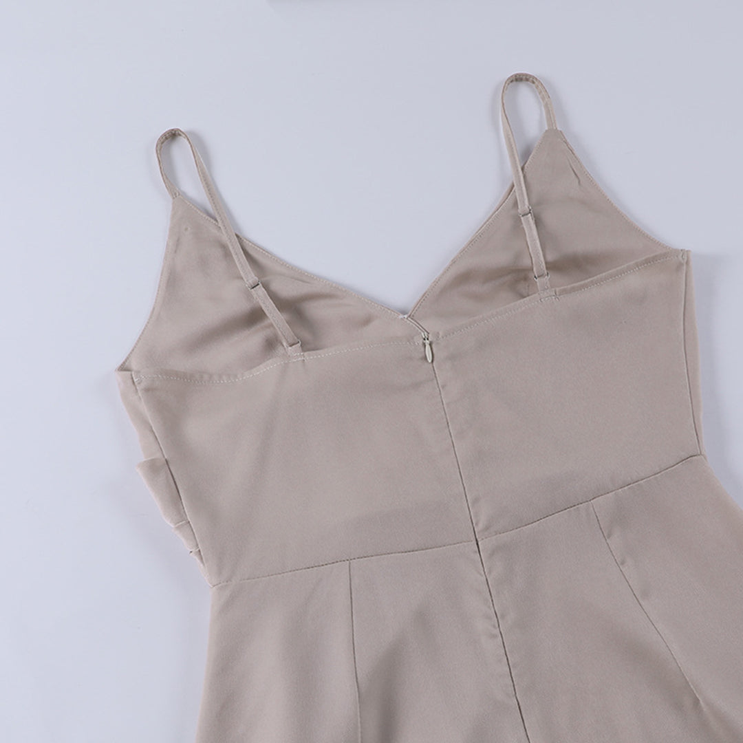 Dames Avondjurk – V-Hals – Figuuraccentuerend – Maxi Lengte – Hoge Split