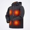 Calorix Heren Verwarmde Jas met 8 Warmtezones - Waterbestendig en Ademend Winterjack met Instelbare Warmtestanden - Werkt op Powerbank