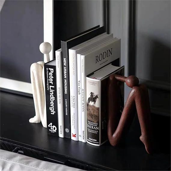 Elegant Bookend- Kunst voor Decoratie en Organisatie