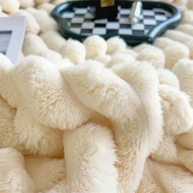 CozyCouture | Pluche Deken | Luxe Comfort | Ultieme Warmte | Bedsprei | Deken Bank