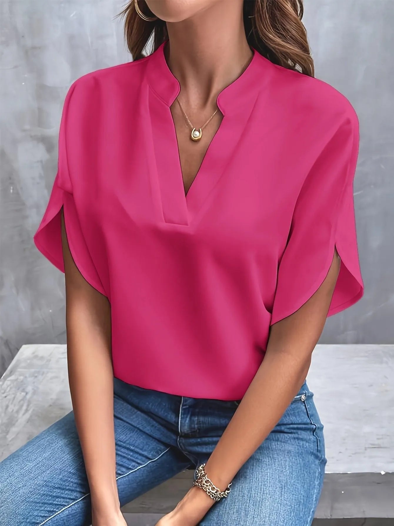 Sabrina - Elegante Lichte Blouse Voor Vrouwen - Visconte