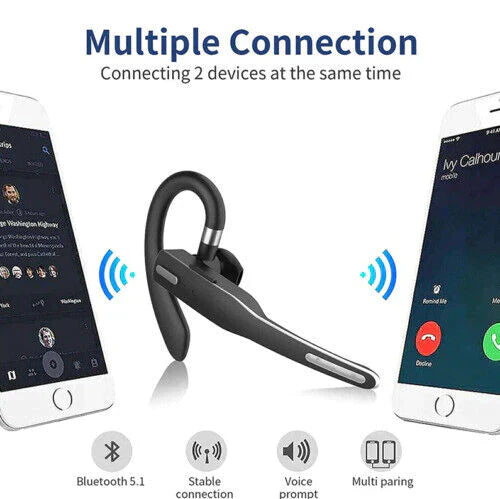 Draadloze Bluetooth Headset met Noise Cancelling en Dual Microfoon
