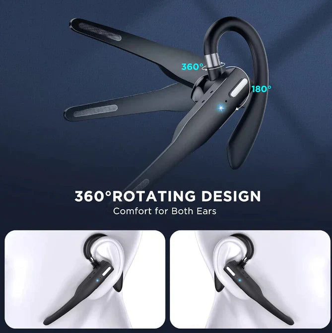 Draadloze Bluetooth Headset met Noise Cancelling en Dual Microfoon