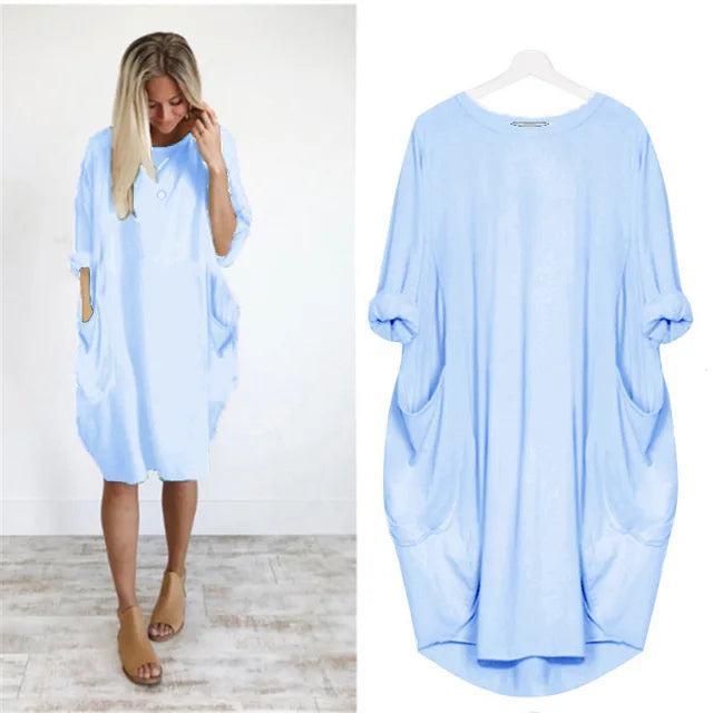 Joanna - Luchtig oversized jurkje