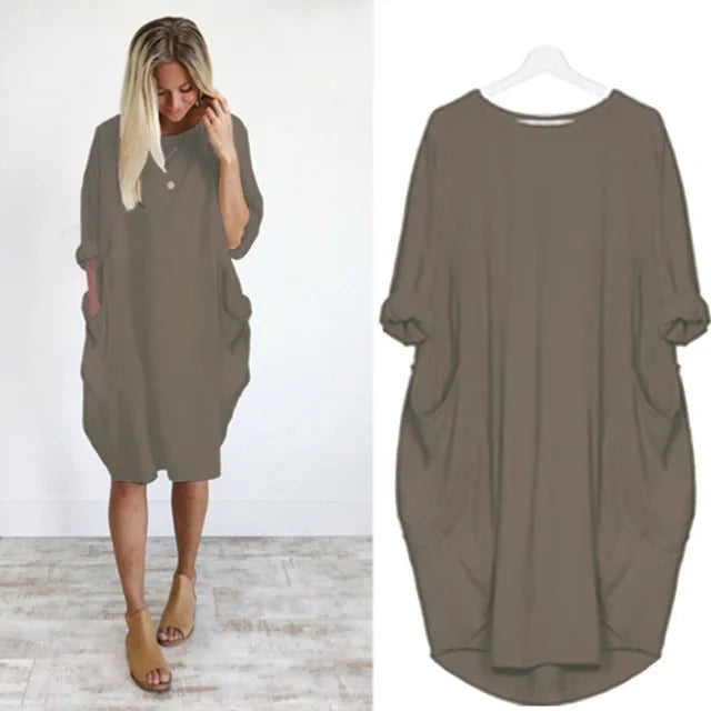 Joanna - Luchtig oversized jurkje