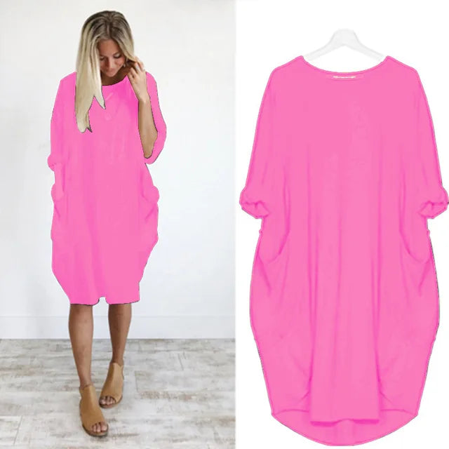 Joanna - Luchtig oversized jurkje
