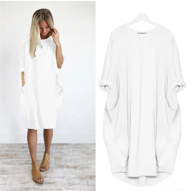 Joanna - Luchtig oversized jurkje