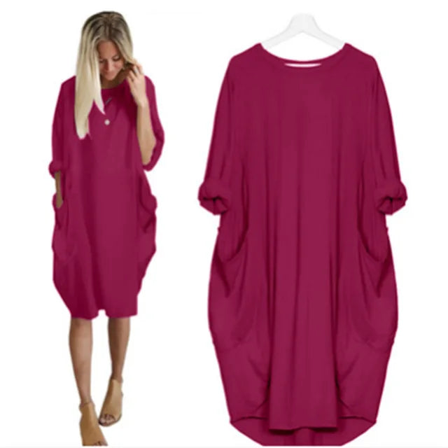 Joanna - Luchtig oversized jurkje