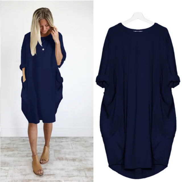 Joanna - Luchtig oversized jurkje