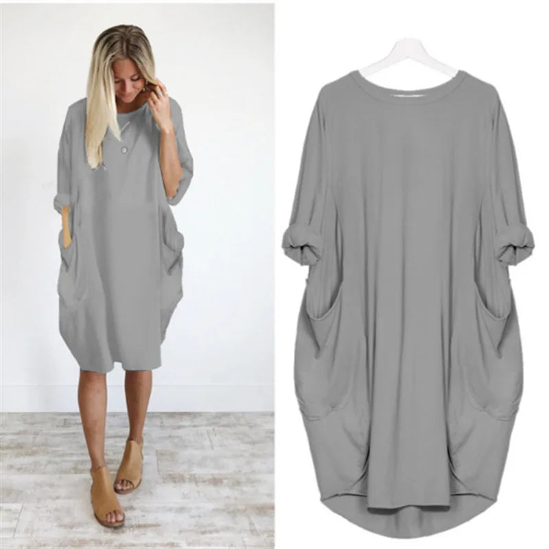 Joanna - Luchtig oversized jurkje