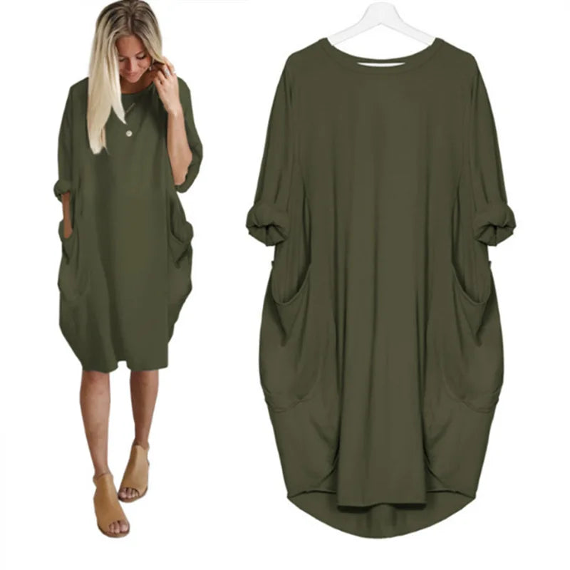 Joanna - Luchtig oversized jurkje