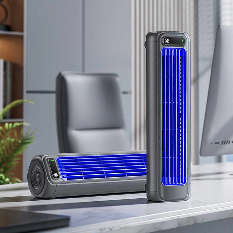 Draagbare airco-ventilator met wandmontage – compacte en krachtige verkoeling voor warme zomerdagen