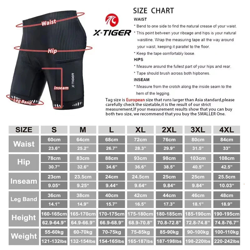 Fietsbroek voor Heren – Comfortabele Pasvorm met Antislip Grip