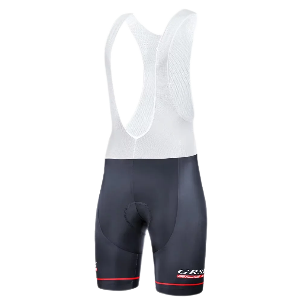 Velonex Heren Fietsbroek met 5D Gel Zeem - Ademende Compressie Wielerbroek met Antislip Beenband en Reflectie - Voor Mountainbike en Racefiets