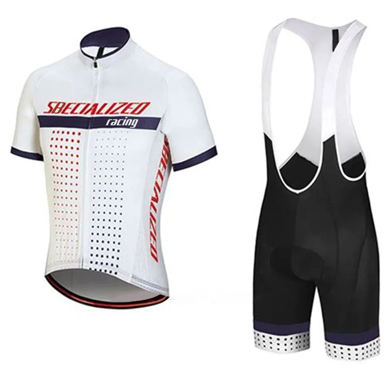 Velonex Heren Fietskleding Set Zomer - Ademende Wielertrui met Bib Shorts - Sneldrogende Wieleroutfit voor Racefiets en Mountainbike