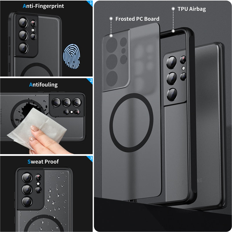 MagPro | magnetische schokbestendige behuizing voor Samsung