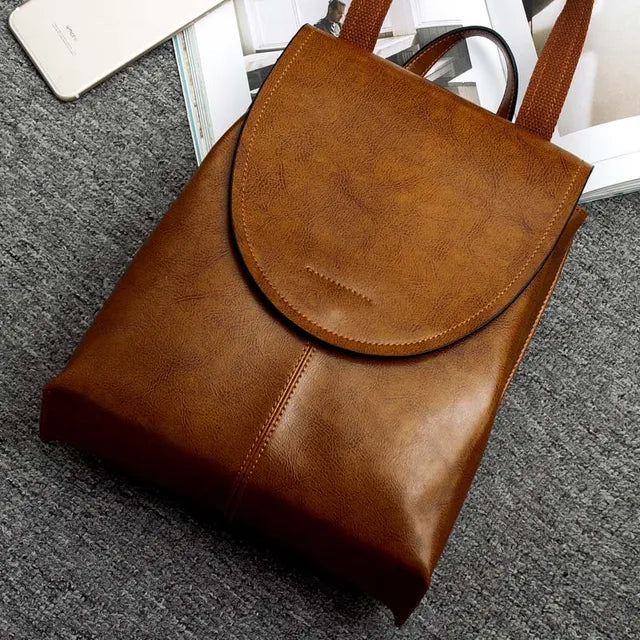 Veala | Trendy Leren Rugzak Voor Vrouwen - Luxe, Veelzijdig & Tijdloos