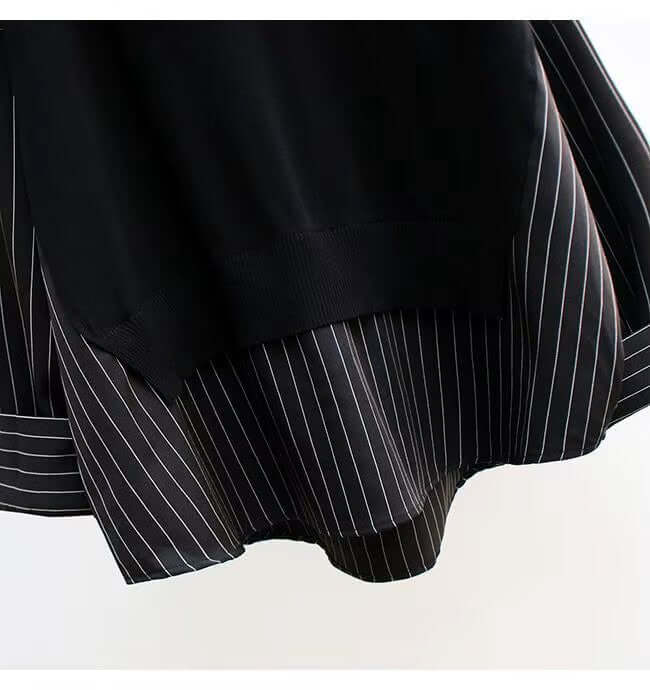 Combinatie Gestreepte Blouse met Top!
