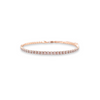 Visconte | Rosé Vergulde Tennis Armband Met Steentjes Grace - Rosé Goldplated