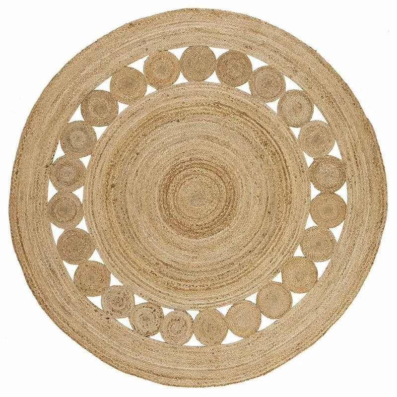 JuteNest - Stijlvol Jute Tapijt voor een Duurzaam Wooncomfort in je Huiskamer