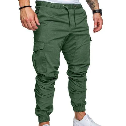 Runwell Heren Joggingbroek met Ankle Cuff - Lichte Ademende Jogger met Ritszakken en Verstelbare Taille - Voor Sport en Vrije Tijd in 11 Kleuren