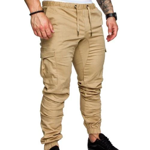 Runwell Heren Joggingbroek met Ankle Cuff - Lichte Ademende Jogger met Ritszakken en Verstelbare Taille - Voor Sport en Vrije Tijd in 11 Kleuren