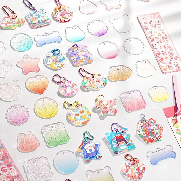 Cute Cartoon Sticker Set | Ontwerp je eigen stickers - 3D stickerset