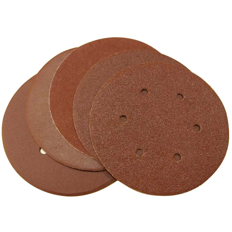 50x Schijfjes Ø150mm | Aluminiumoxide | 6 Gaten | Velcro | Geschikt voor Hout, Metaal, Kunststof | Voor Schuren, Egaliseren & Verwijderen | Professionele Finish | Universele Compatibiliteit | Perfecte Pasvorm | Duurzaam & Efficiënt