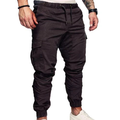 Runwell Heren Joggingbroek met Ankle Cuff - Lichte Ademende Jogger met Ritszakken en Verstelbare Taille - Voor Sport en Vrije Tijd in 11 Kleuren