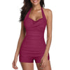 Halter Badpak met Shorts – Stijlvol, Comfortabel & Figuurcorrigerend