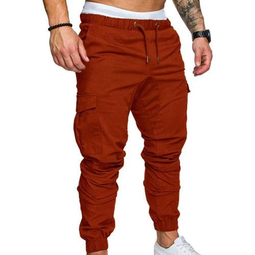 Runwell Heren Joggingbroek met Ankle Cuff - Lichte Ademende Jogger met Ritszakken en Verstelbare Taille - Voor Sport en Vrije Tijd in 11 Kleuren