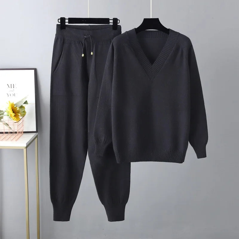 Zara | Luxe Casual Stijl Set met Trui en Broek